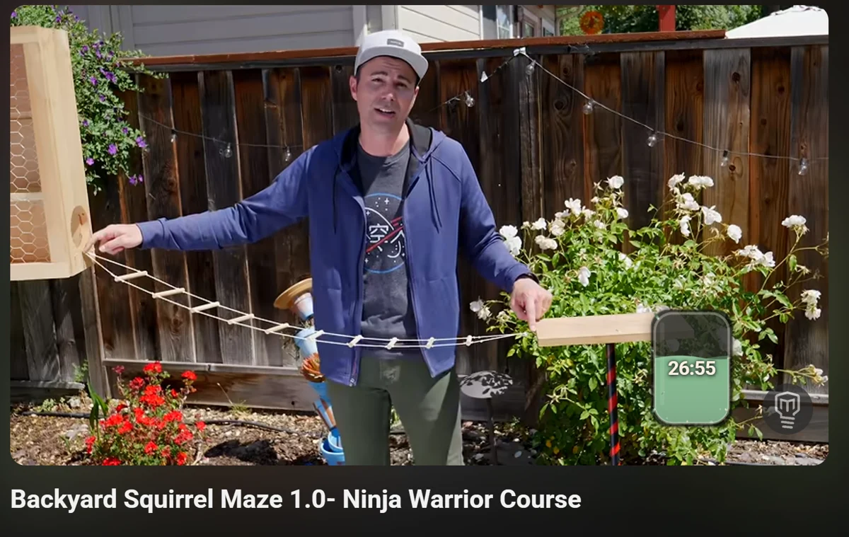 A video on YouTube with KidPacer's time tank in the corner